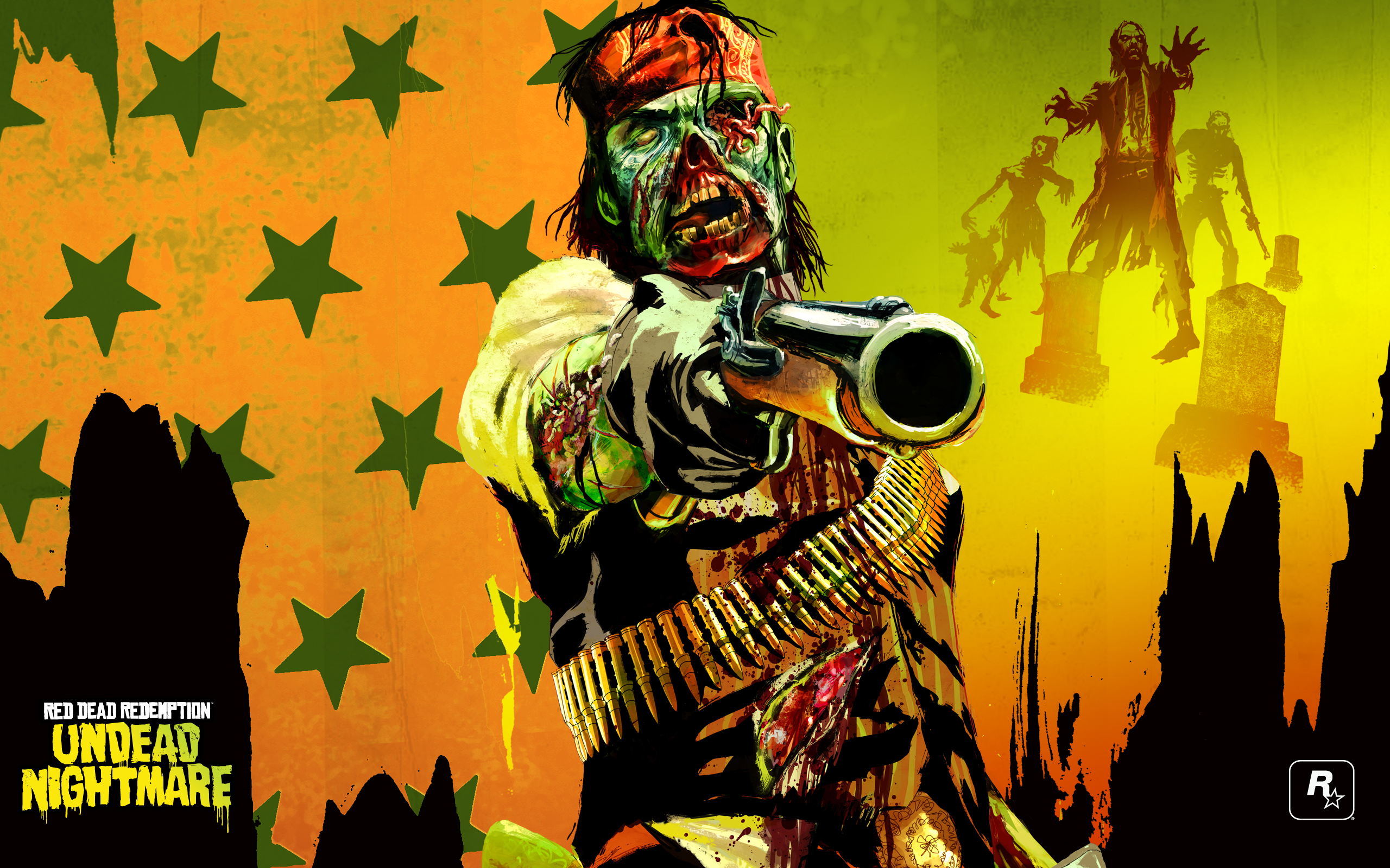 Undead Nightmare Red Dead Redemption John Marston - HD Wallpaper 