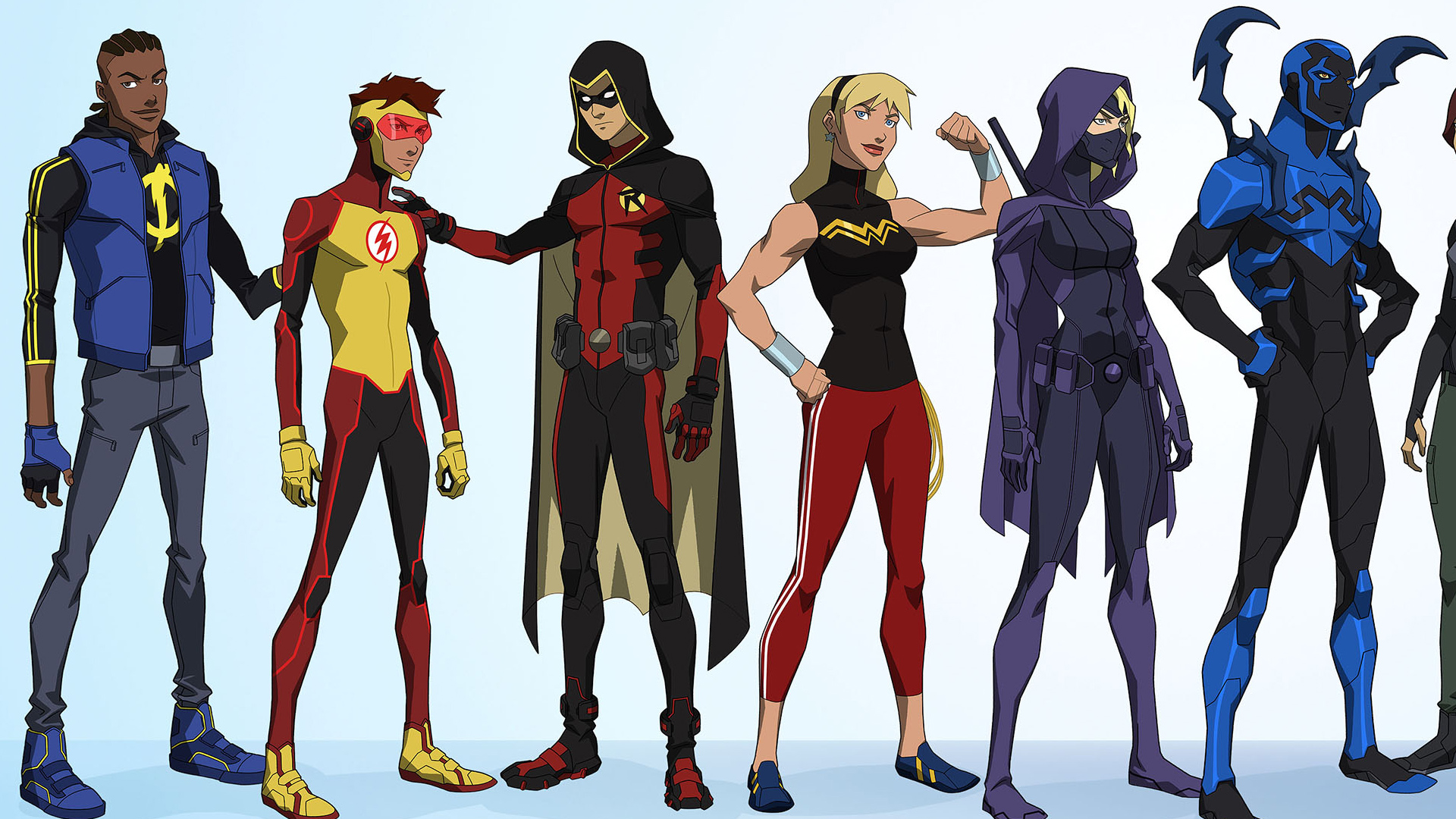 Young Justice Outsiders Lineup Hero - HD Wallpaper 