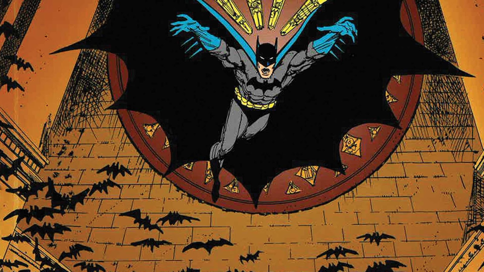 Batman Gothic Comic - HD Wallpaper 