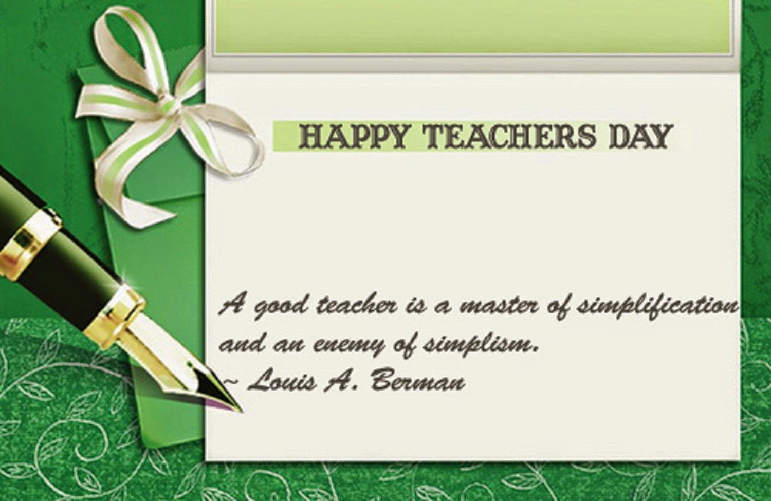 Best Quotes Of Teachers Day - HD Wallpaper 