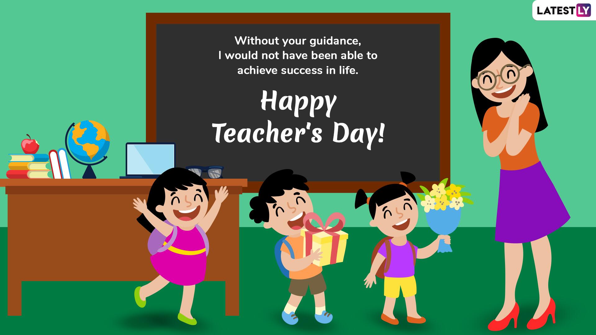 Happy Teachers Day 2019 - HD Wallpaper 