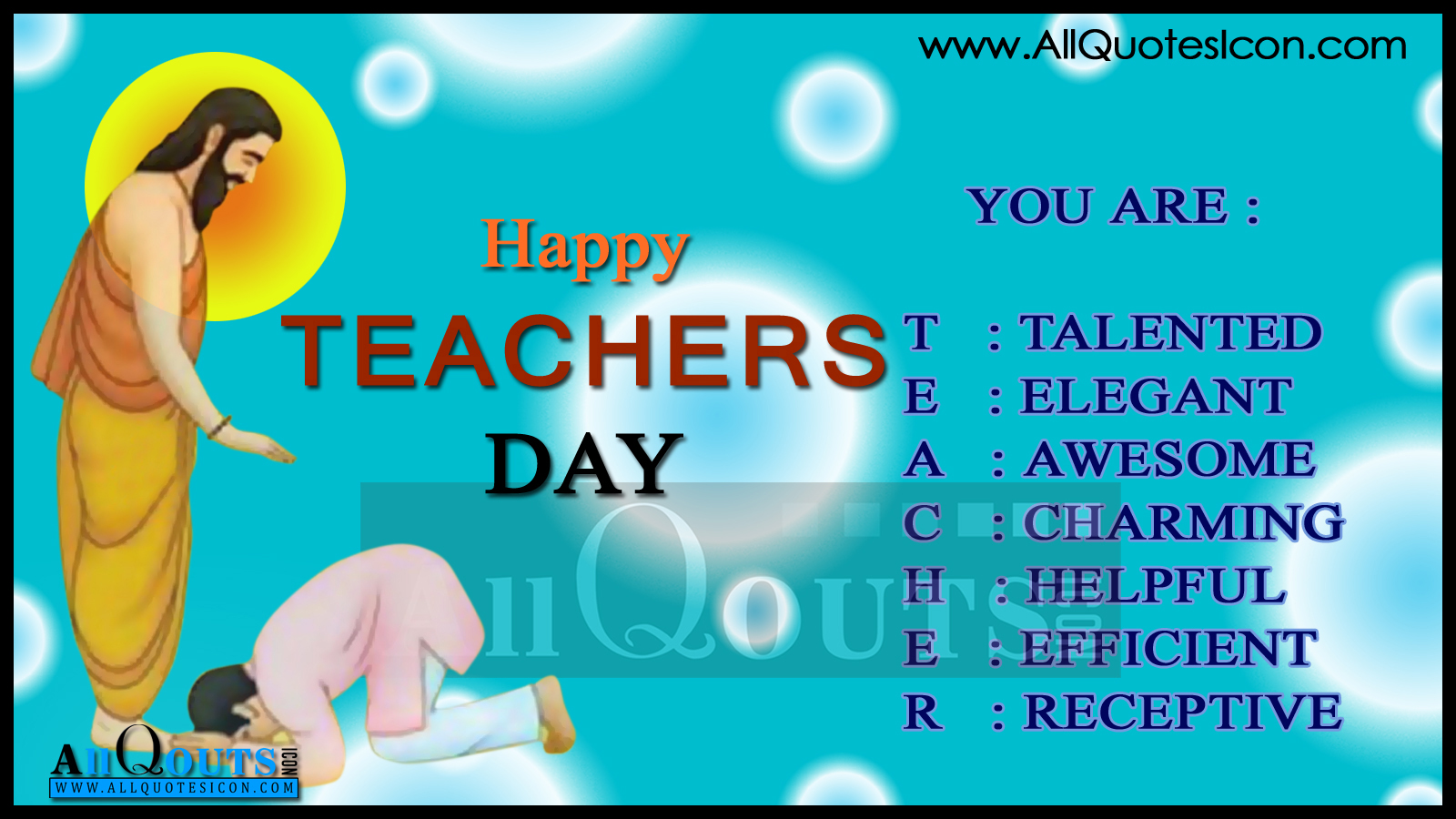 Happy Teachers Day, Teachers Day 2015, Teachers Day - Cartoon - HD Wallpaper 