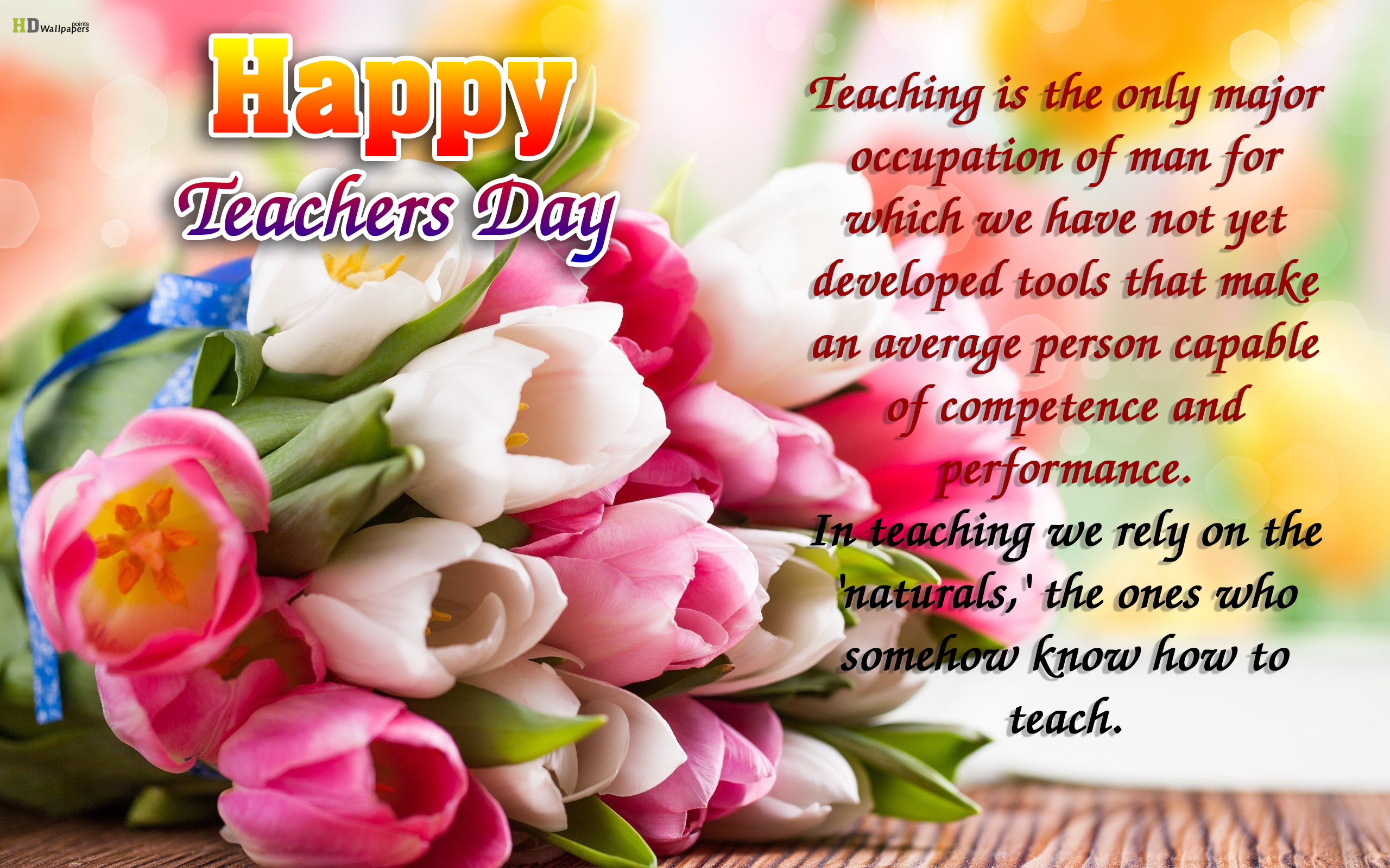 Advance Happy Teachers Day - HD Wallpaper 