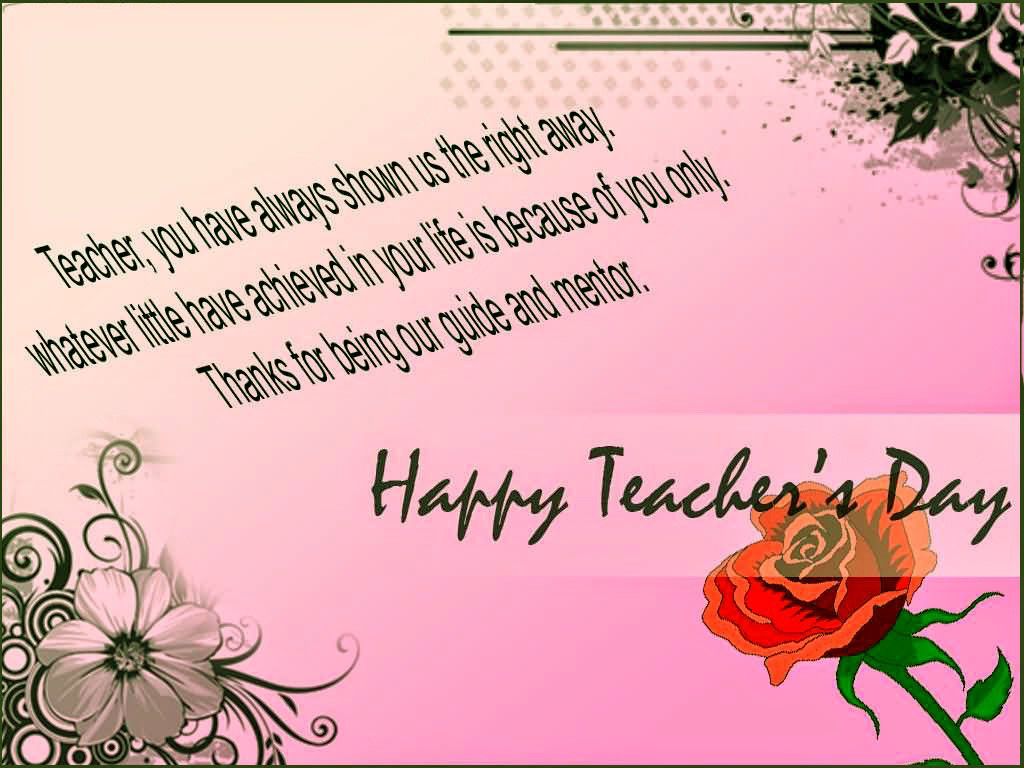 Beautiful Quote For Teachers - HD Wallpaper 
