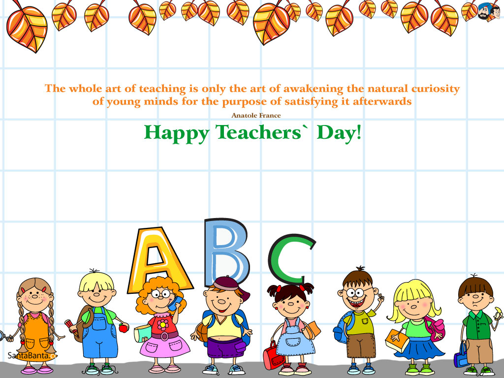Teachers Day - Teachers Day Quotes Cartoon - 1024x768 Wallpaper 