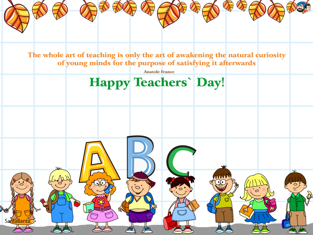 Teachers Day - Teachers Day Quotes Cartoon - HD Wallpaper 