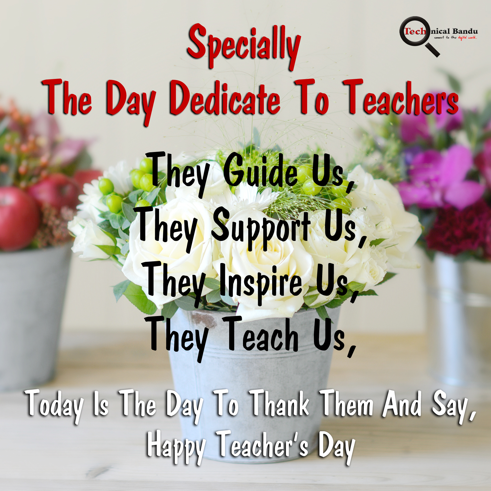 Happy Teachers Day - HD Wallpaper 