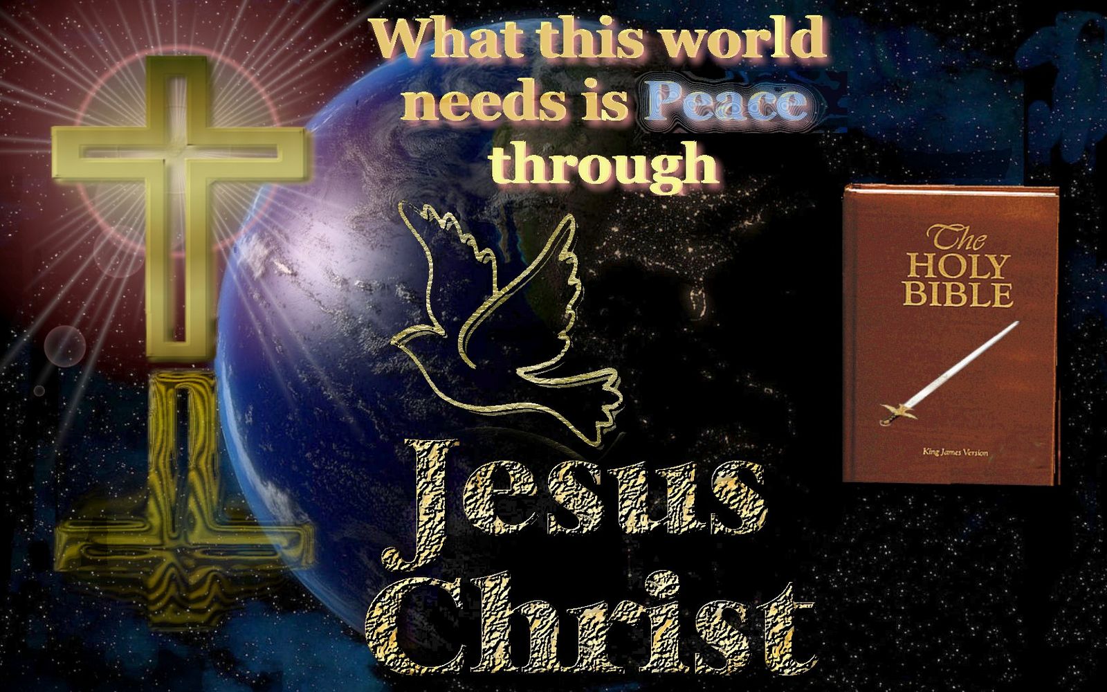 Jesus Christ Holy Bible - HD Wallpaper 