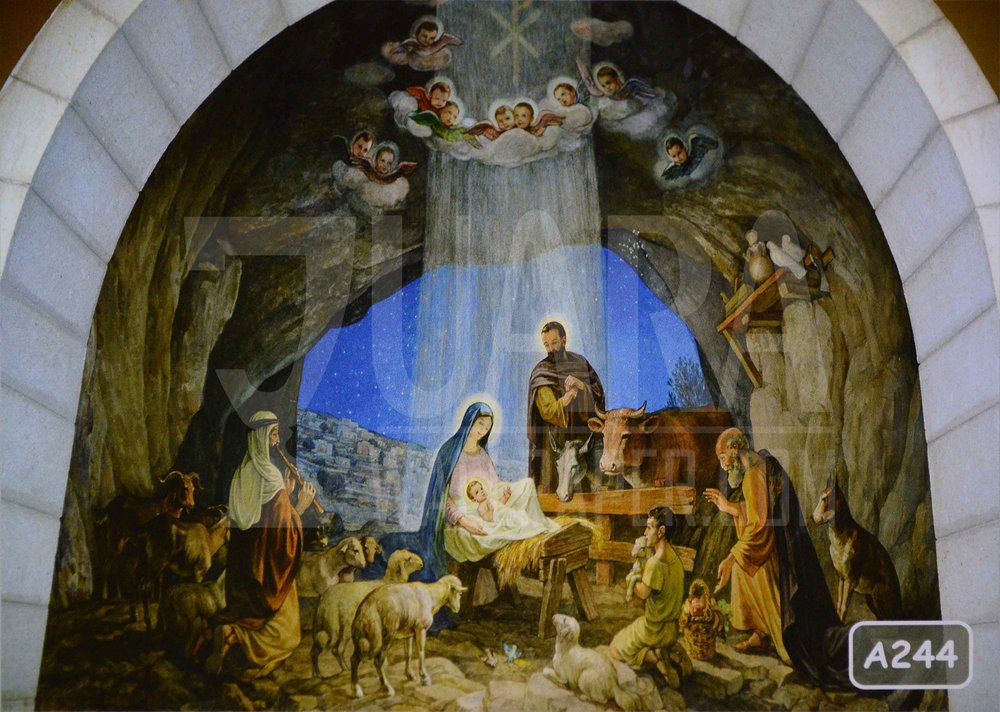 Wallpaper Custom Printing Murah -wallpaper Murah - Traditional Catholic Nativity Scene - HD Wallpaper 