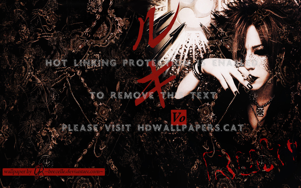 Guren Ruki Singer Jrock The Gazette Music - Girl - HD Wallpaper 