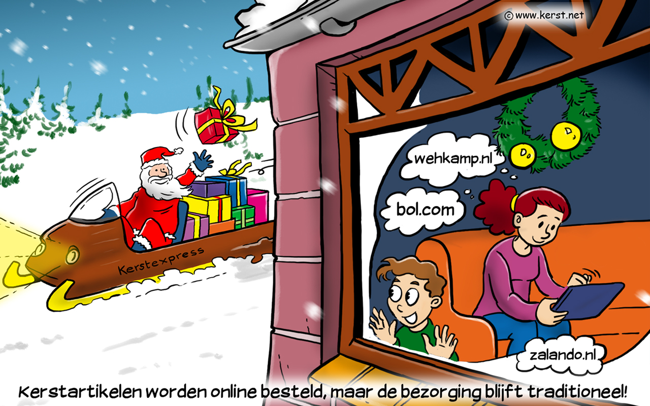 Grappige Kerst Achtergrond - HD Wallpaper 