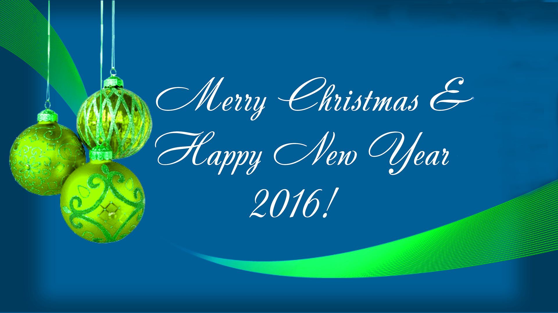 2016 New Year And Christmas Hd Wallpaper Wallpaper - Christmas And New Year Wallpapers And Screensavers - HD Wallpaper 