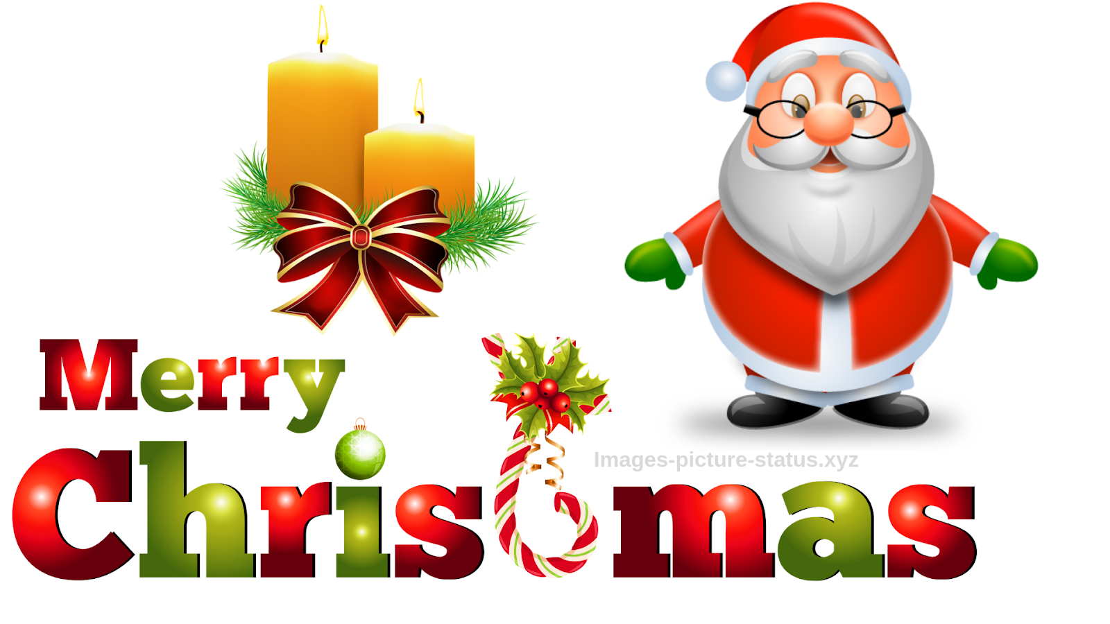 Merry Christmas Day Images - Santa Claus - HD Wallpaper 