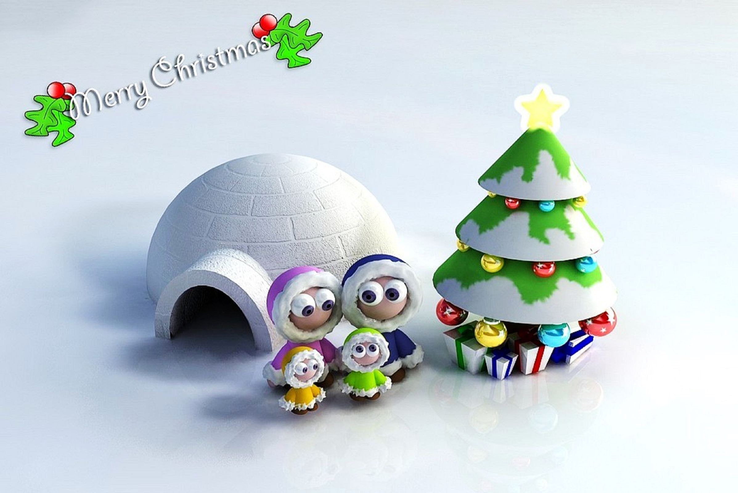 Kerst Wallpaper Breedbeeld - Wish You Marry Christmas - HD Wallpaper 