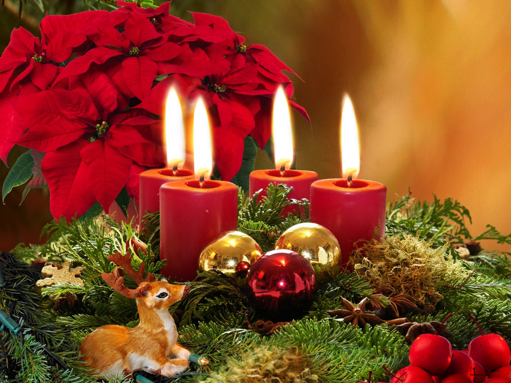 Desktop Christmas Backgrounds - Desktop Advent - HD Wallpaper 