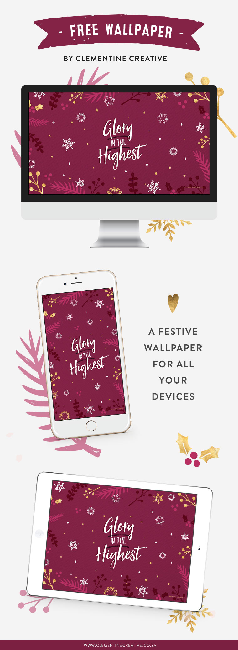 Free Christmas Wallpaper For Desktop, Tablet And Smartphone - HD Wallpaper 