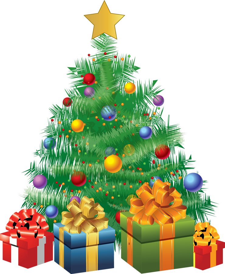 Hd Birthday Wallpaper - Animated Christmas Tree And Gifts - HD Wallpaper 