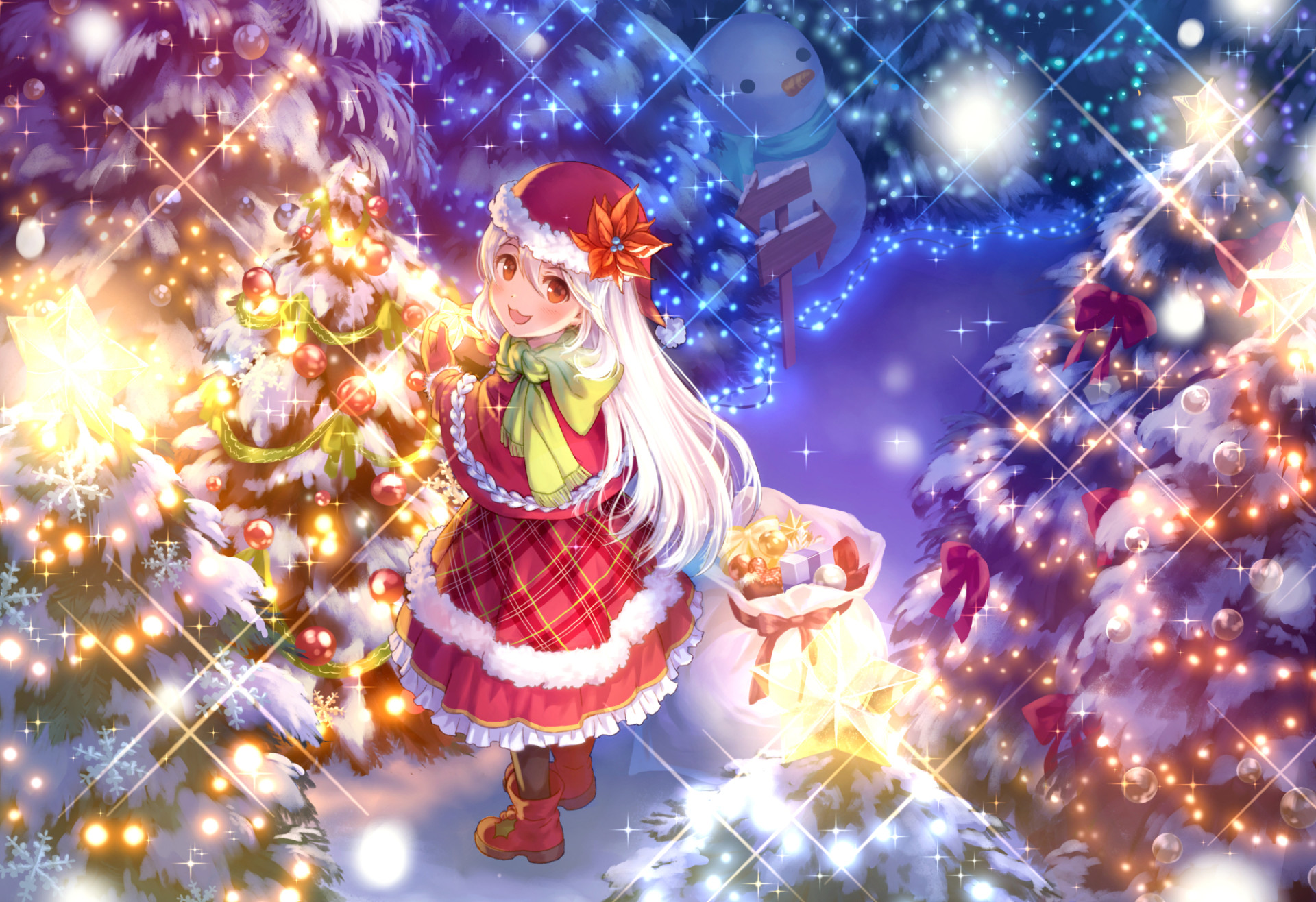 1920x1316, Elegant Animated Christmas Wallpaper 
 Data - Christmas Wallpaper Anime - HD Wallpaper 