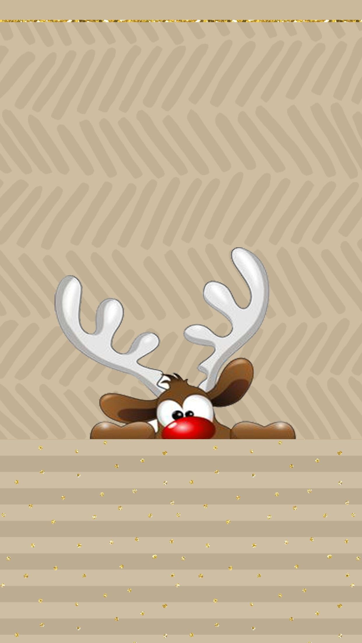 Christmas Wallpaper Reindeer - HD Wallpaper 