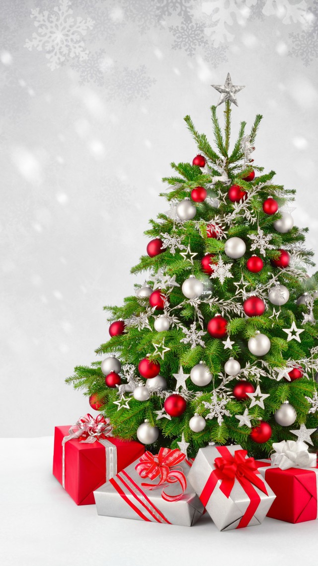 New Year Fir Tree - HD Wallpaper 