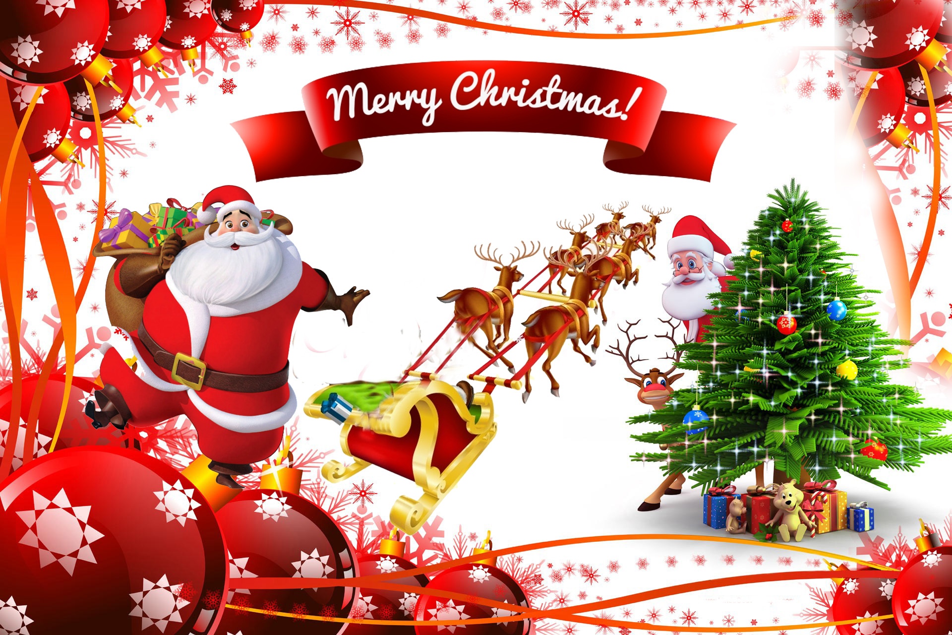 Merry Christmas Images 2019 - HD Wallpaper 