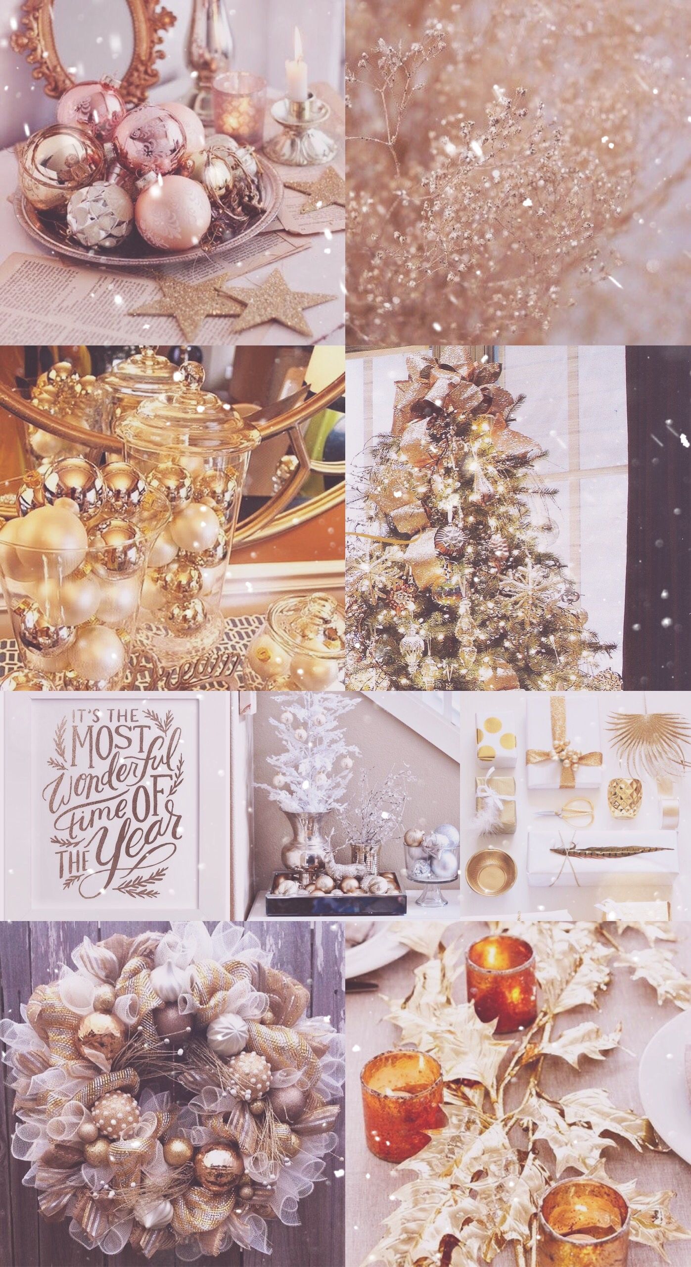 Christmas Collage Wallpaper Iphone - HD Wallpaper 