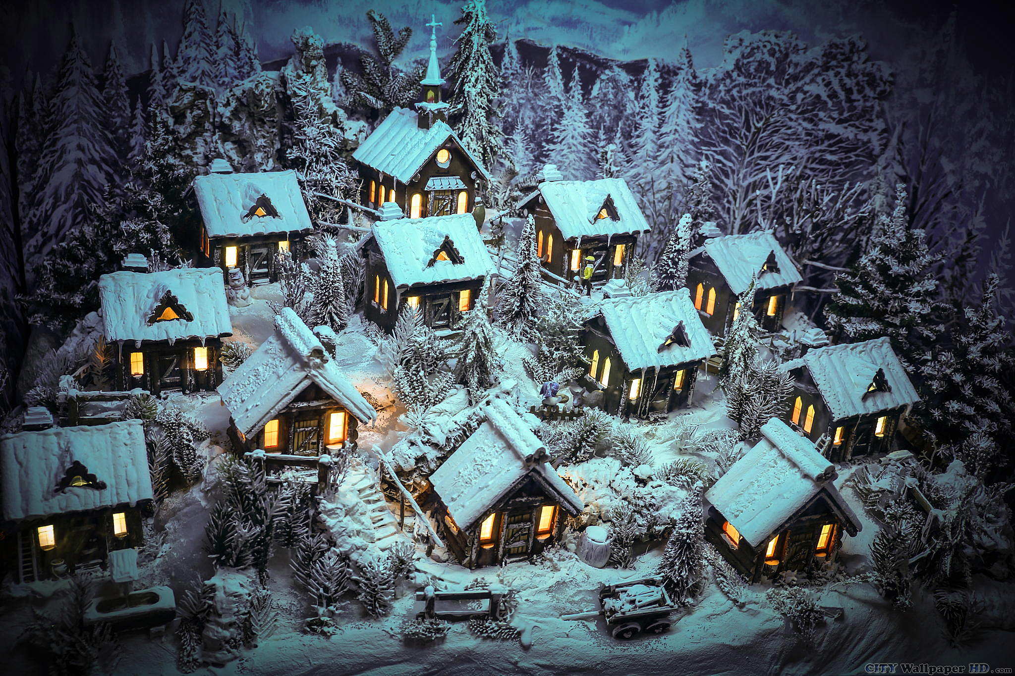 On Christmas Eve - Зимняя Сказка В Швейцарии - HD Wallpaper 