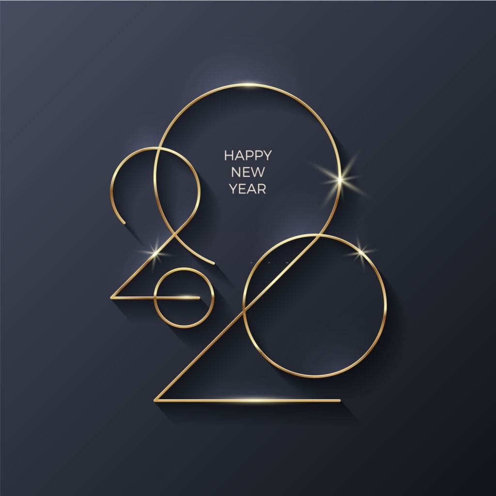 Happy New Year And Merry Christmas 2020 Images Wallpapers - HD Wallpaper 