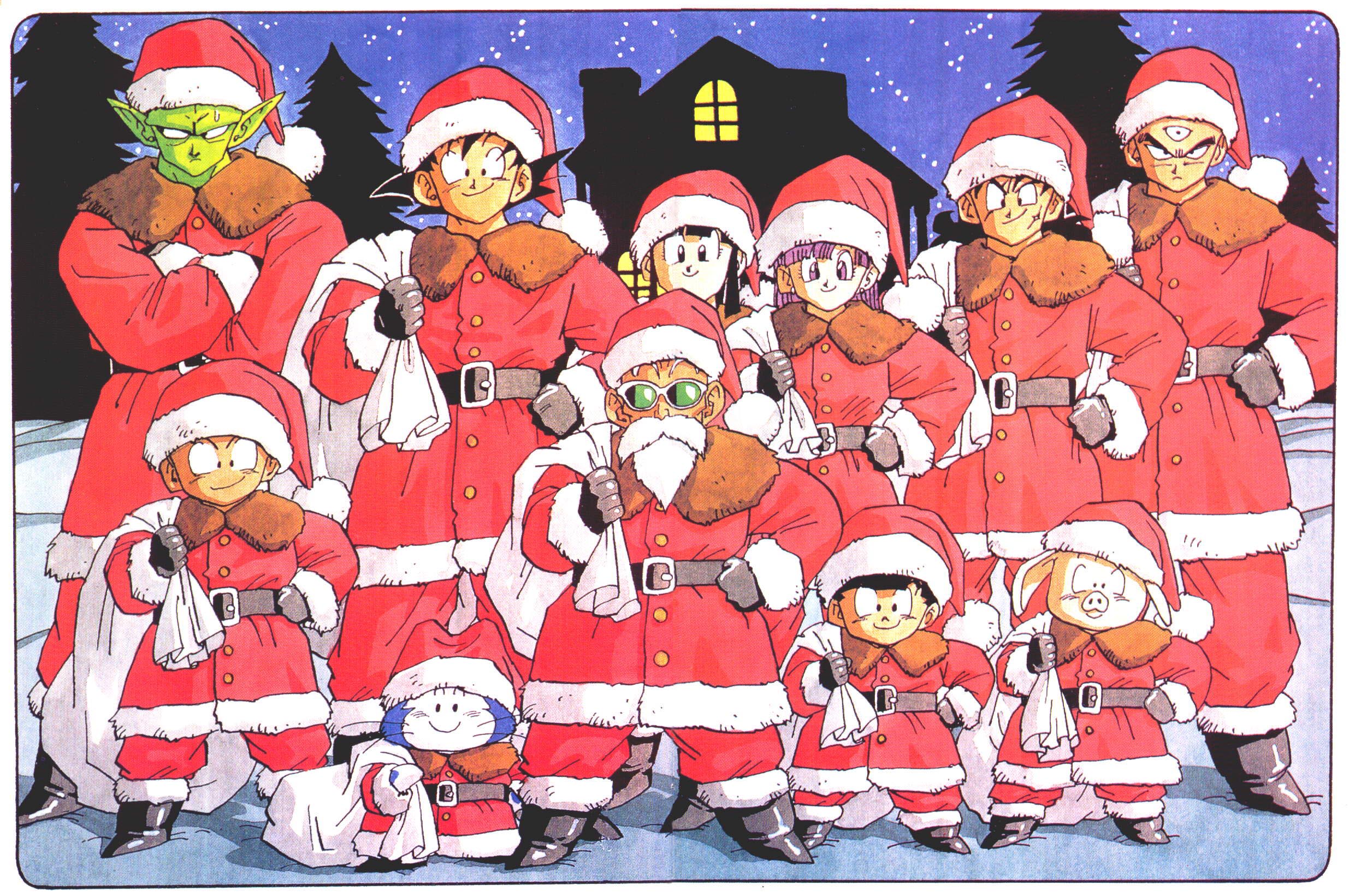 Dragon Ball Christmas - HD Wallpaper 