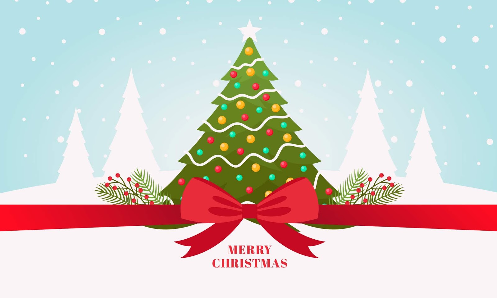 Ribbon Christmas - HD Wallpaper 