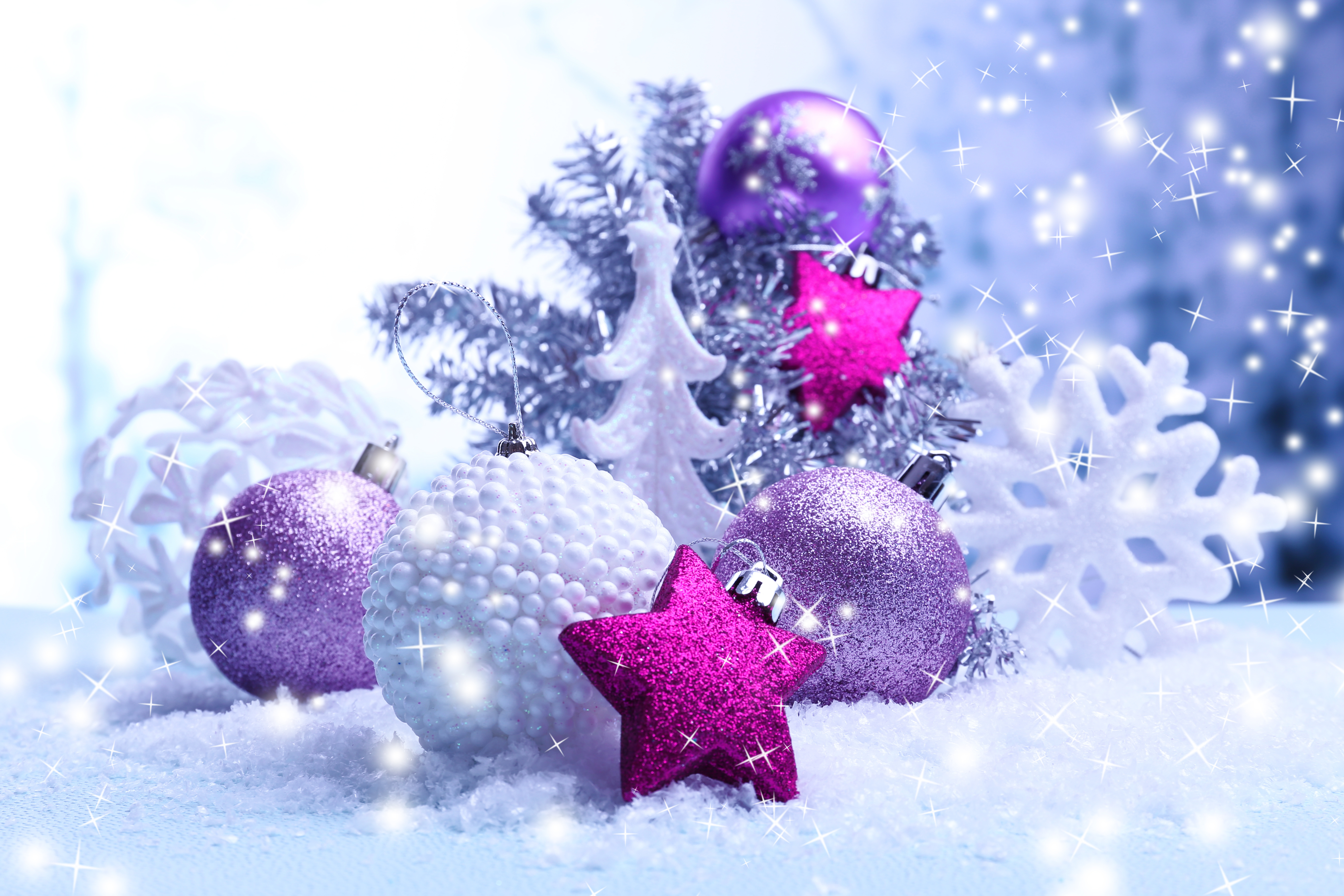 Christmas Balls Ornaments - HD Wallpaper 