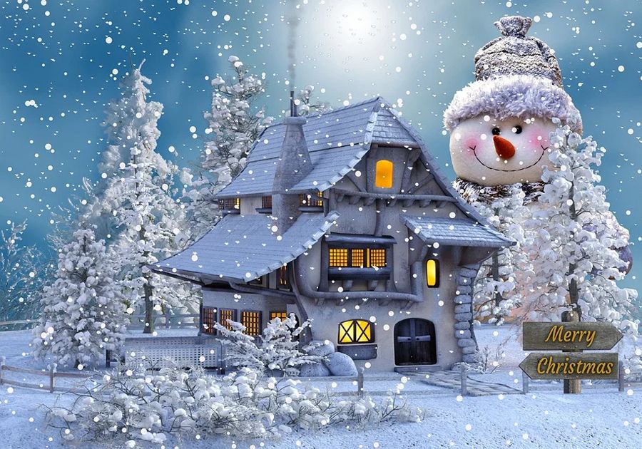 Merry Christmas Hd Facebook Images - Mensajes De Feliz Navidad - HD Wallpaper 