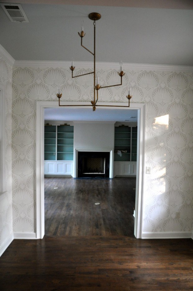 Farrow And Ball Lotus Paper Dining Room - HD Wallpaper 