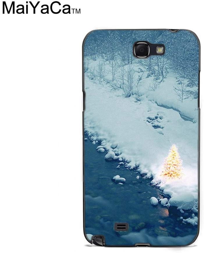 Christmas Tree By River - HD Wallpaper 
