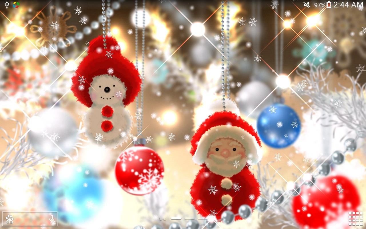 Christmas Free Live Wallpaper - Christmas Wallpaper Full Screen Santa Claus - HD Wallpaper 