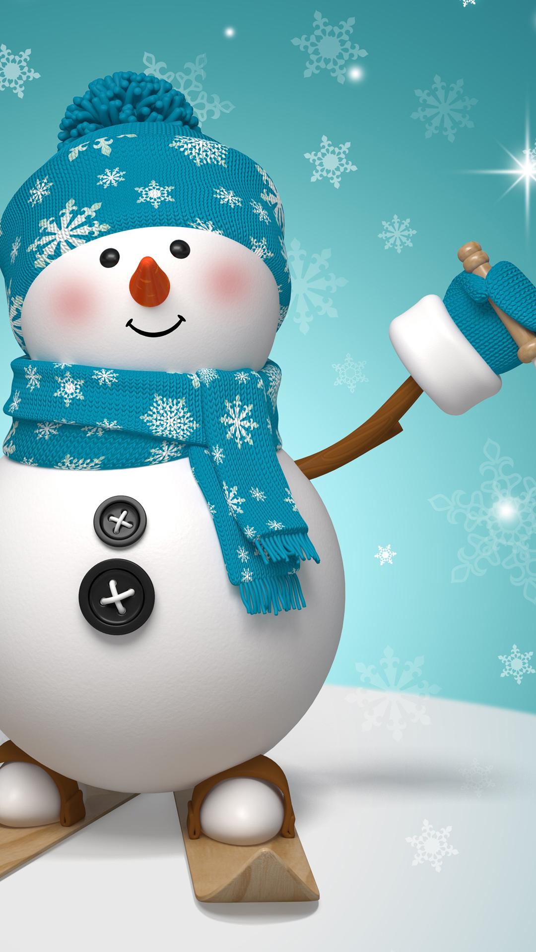 Samsung Christmas Wallpaper - Animated Dancing Snowmen Clip Art - HD Wallpaper 