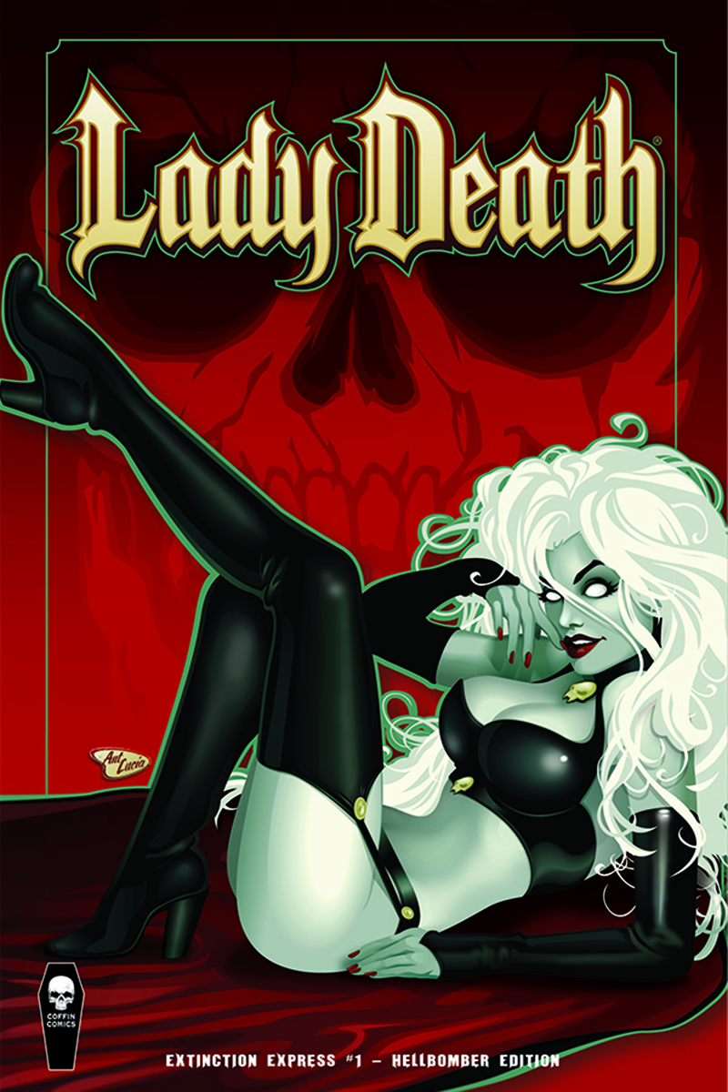 Lady Death Extinction Express - Coffin Comics Lady Death Comic - HD Wallpaper 