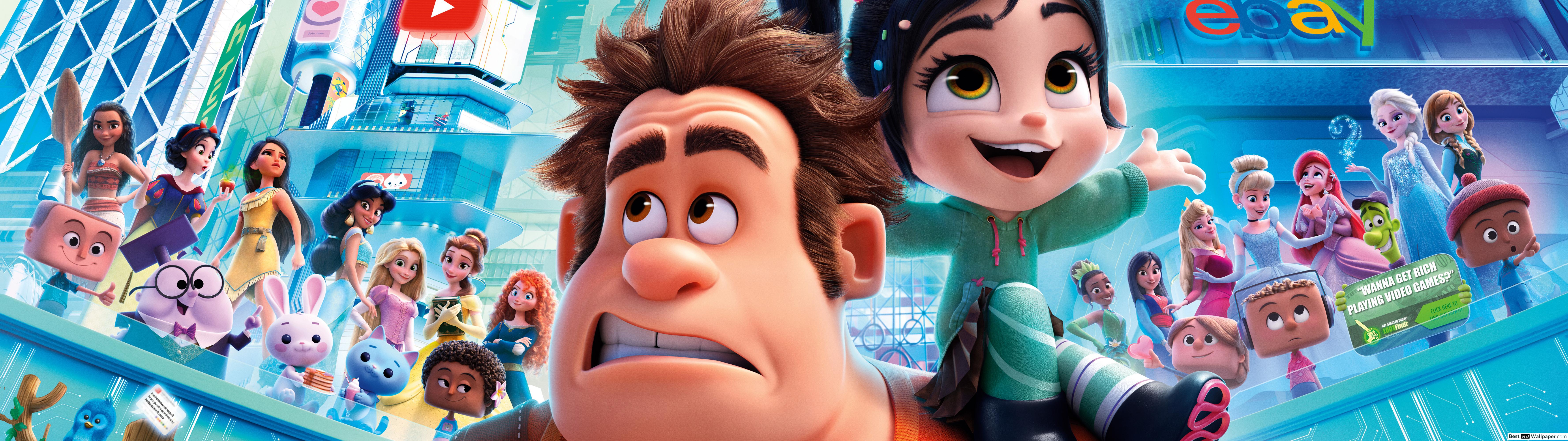 Ralph Breaks The Internet Cast - HD Wallpaper 