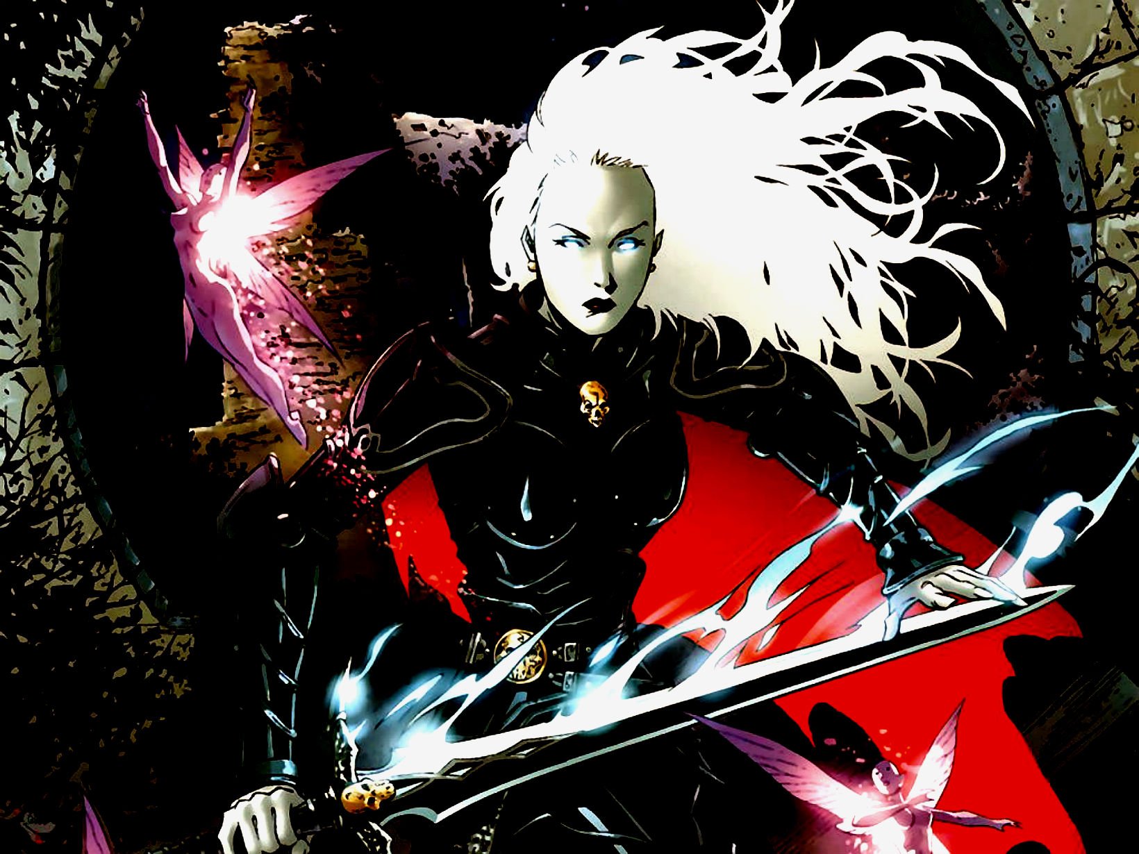 Lady Death Horror Dark Demon Satan Goddess Fantasy - Wallpaper - HD Wallpaper 