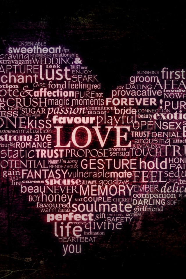 Typography Love - HD Wallpaper 