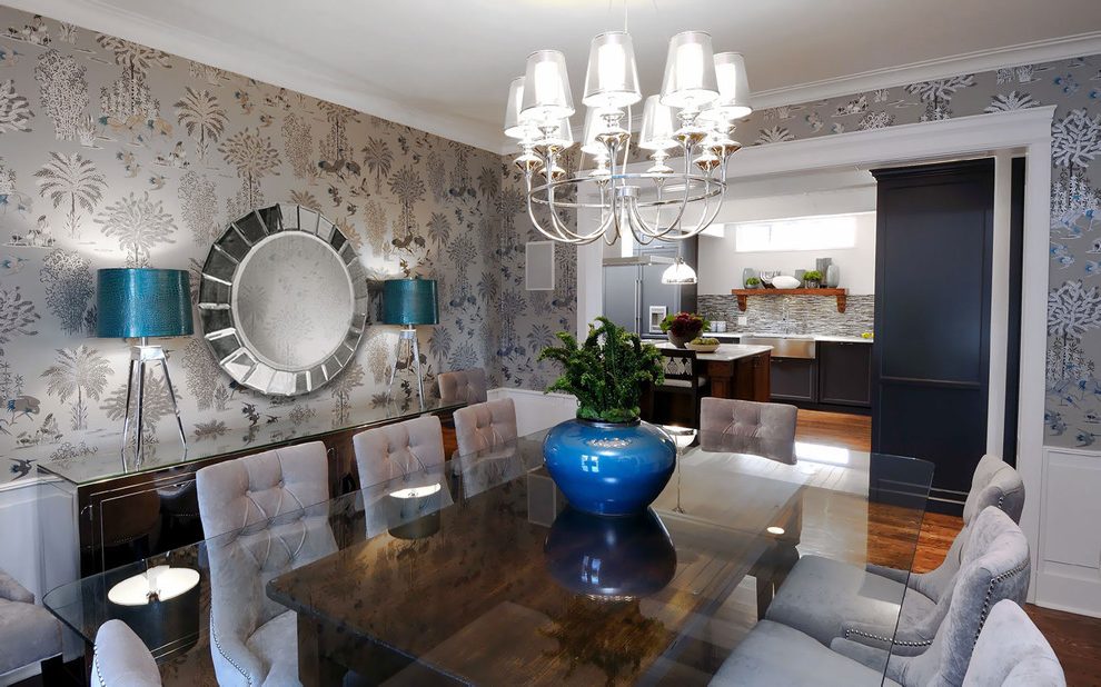 Canada Seeded Glass Chandelier With Way Switch Dining - Interior Design - HD Wallpaper 