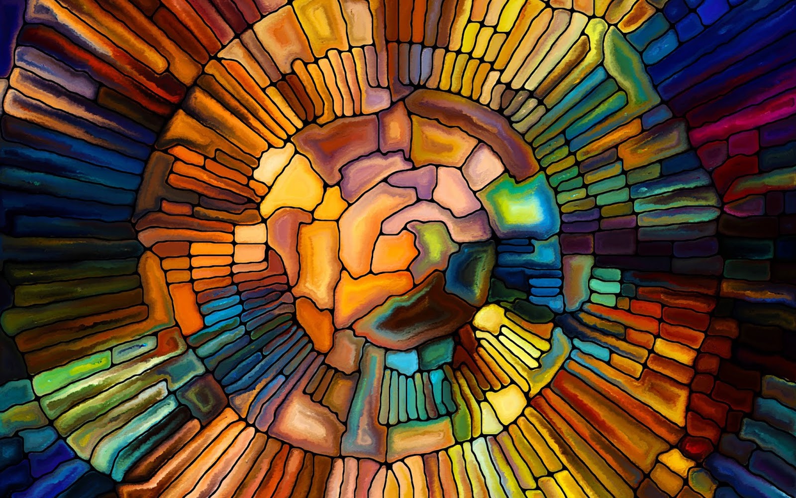 Stained Glass Hd Desktop - HD Wallpaper 