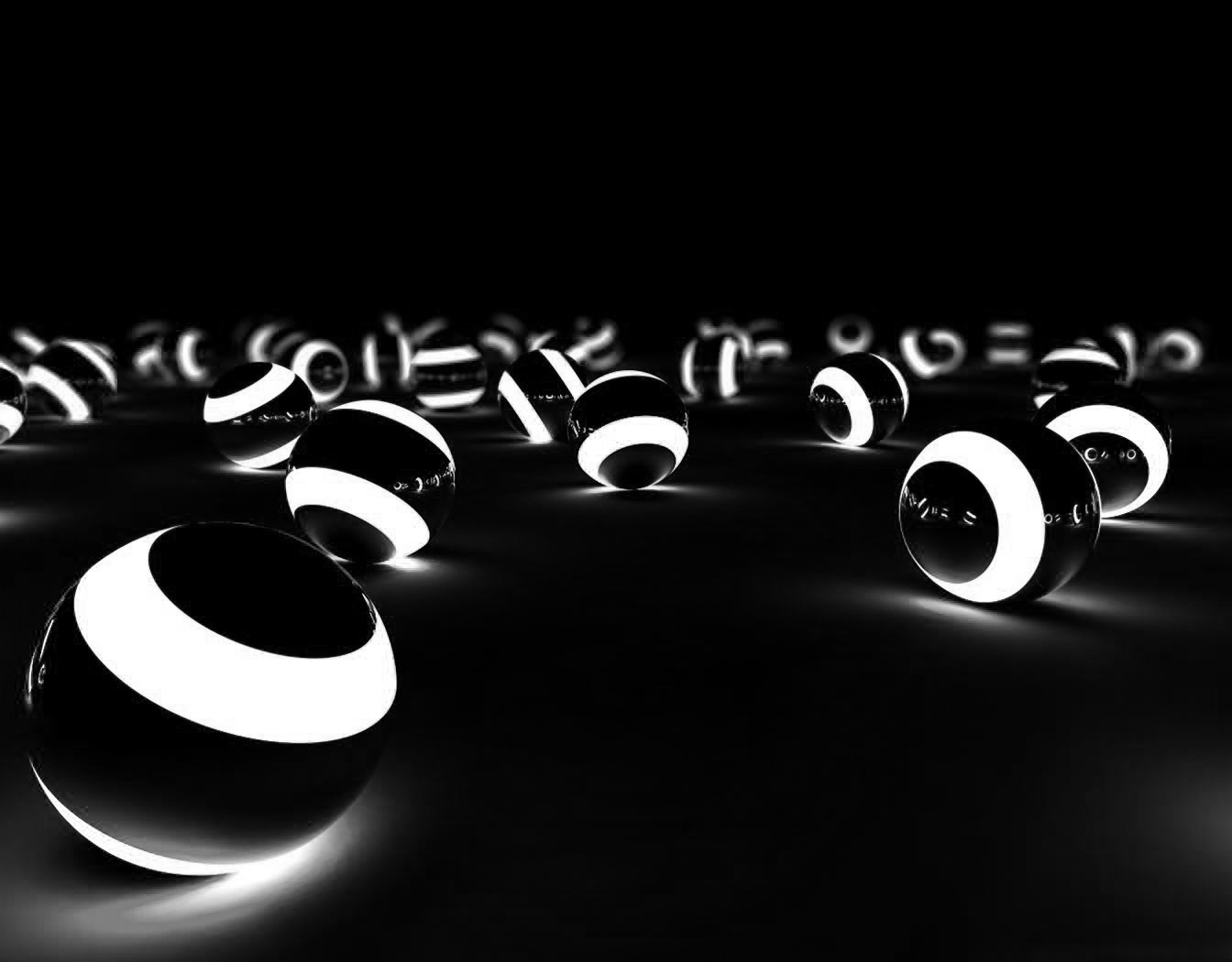 Dark 3d Desktop Hd Wallpaper › Picserio - 3d Black And White - HD Wallpaper 