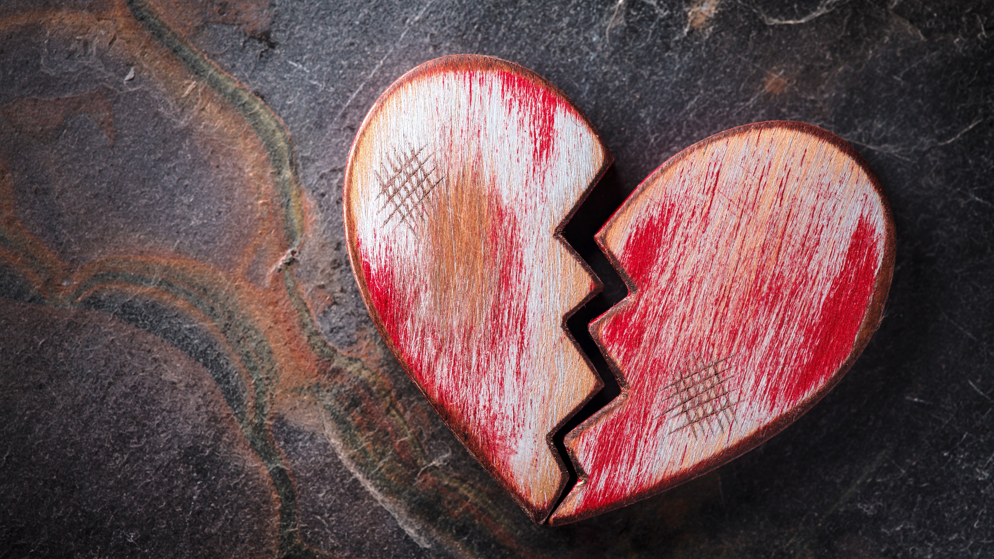 Wallpaper Broken Heart, Wooden - 1080p Broken Heart Images Hd - HD Wallpaper 