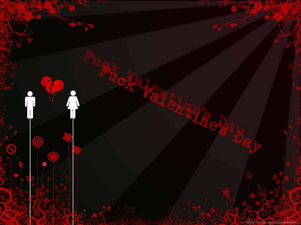 Emo Broken Love Valentine - Broken Love - HD Wallpaper 