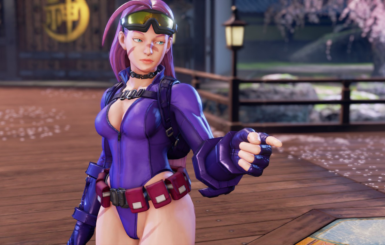 Photo Wallpaper Chest, Girl, Rendering, Body, Mask, - Street Fighter Alpha Kolin Mod - HD Wallpaper 