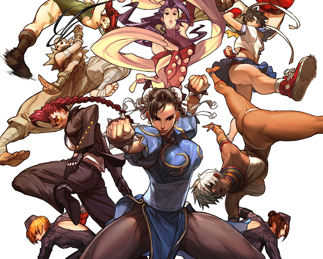 Wallpaper - Street Fighter Girls - HD Wallpaper 