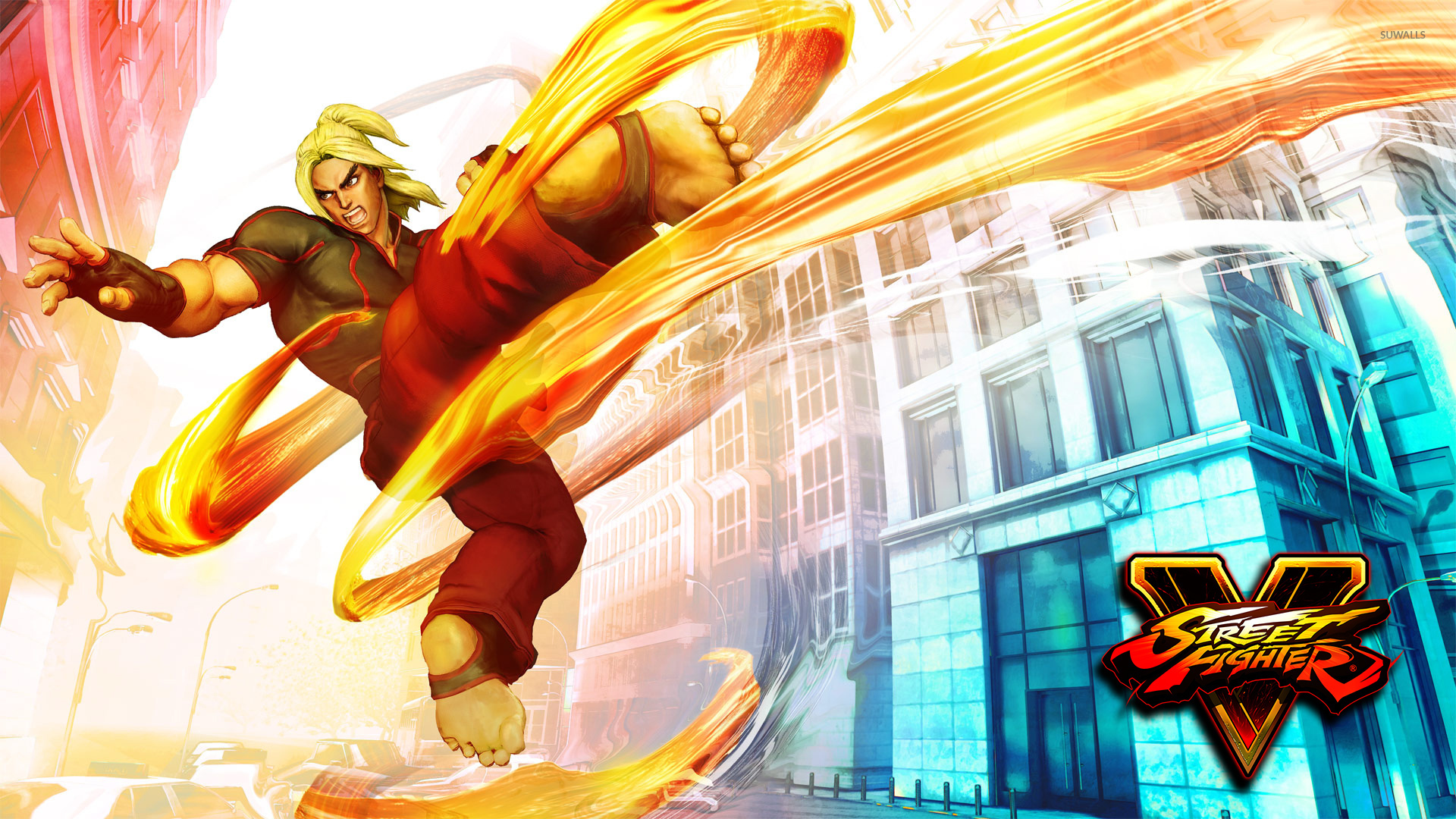 Street Fighter V Hd Background - HD Wallpaper 