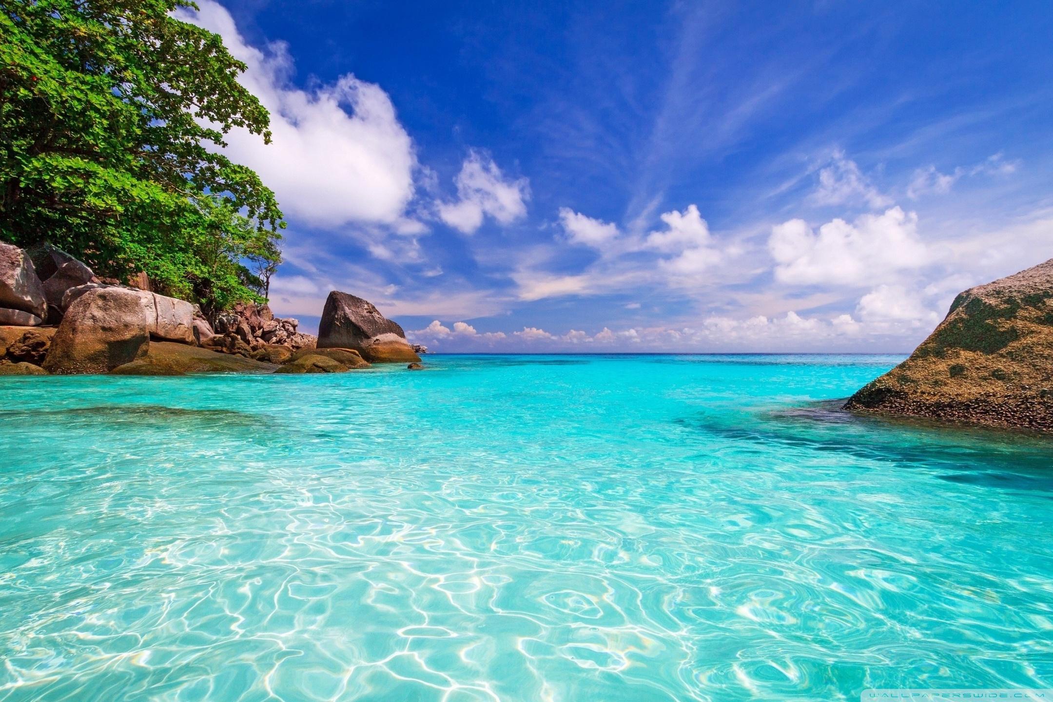 Microsoft Surface Wallpaper - Beautiful Beach Background - HD Wallpaper 