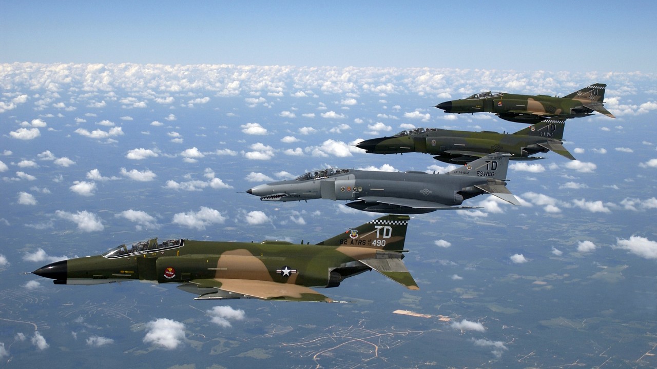 Vietnam War F 4 Phantom - HD Wallpaper 